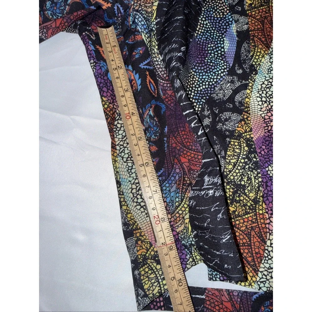 HRESKI Men's Shorts Size 46 Abstract Neon Print Golf Shorts